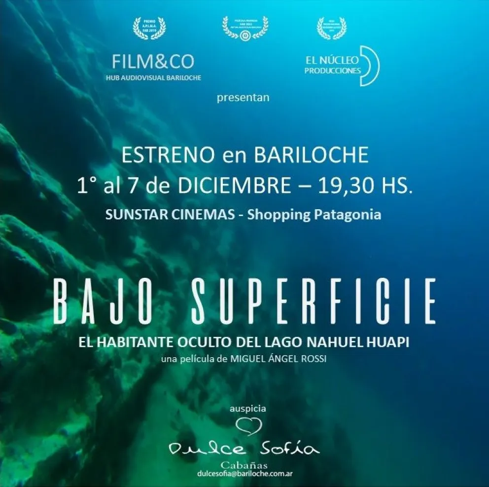 Se estrena la Película BAJO SUPERFICIE, sobre el mito Nahuelito