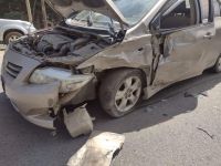 Puerto Manzano: Solo daños materiales en un accidente que involucró a tres automóviles
