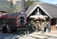 Bomberos controló un principio de incendio de un restaurante céntrico