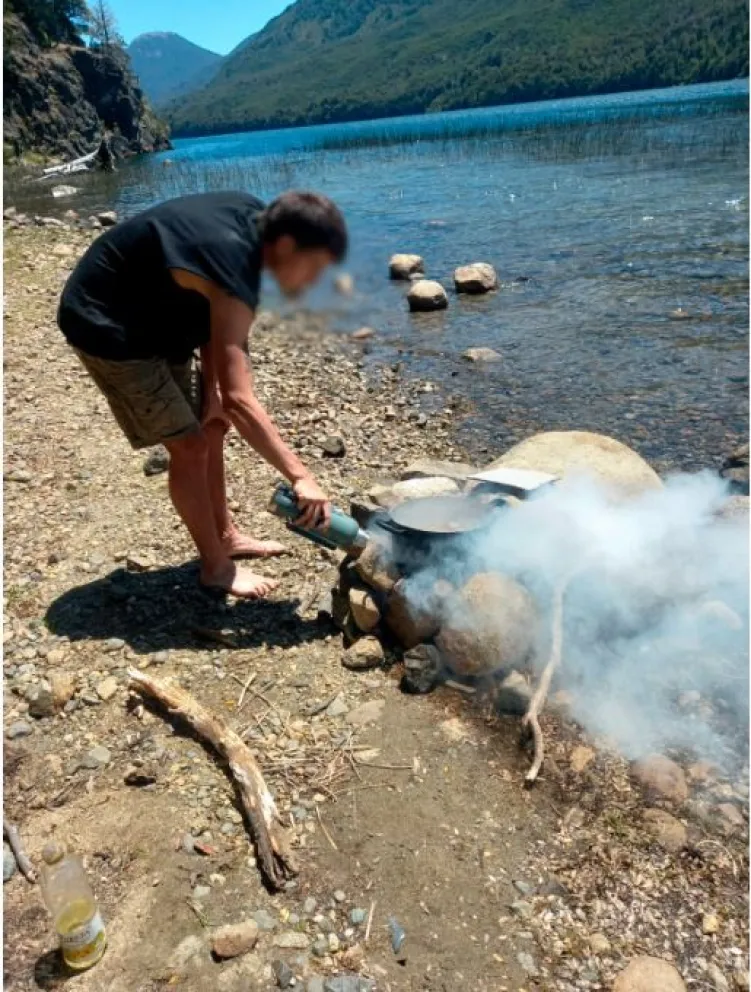 Pichi Traful: hicieron fuego en una zona no habilitada y se fueron sin apagarlo