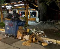 Pese a que se recomendó no sacar la basura por el paro de ATE, en pocas horas colapsaron los conteiner del centro