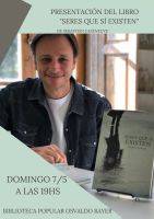 Sebastián Cazeneuve presenta su segunda novela, “Seres que sí existen”