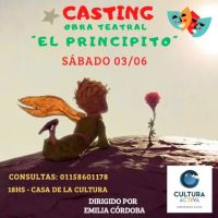 Realizan un Casting de Actores para la obra El Principito
